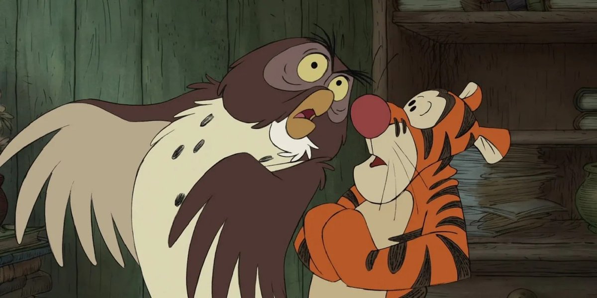 Owl from Pooh Bear the Hundred Acre Woods Puzzlingly Wise Friend